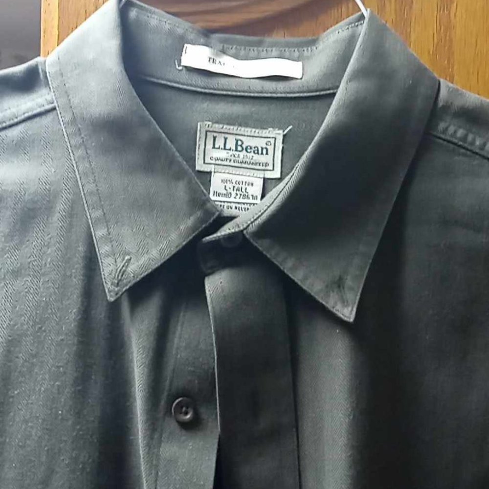 LL BEAN MENS SHIRTS SIZE  L TALL